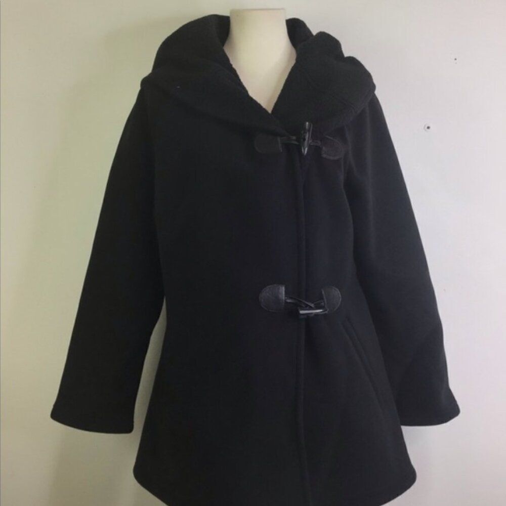 NWOT Liz Claiborne NY Fleece Jacket Toggle Closure | Size M